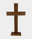 Crucifixo Para Parede ou Mesa de Madeira Jesus Cristo Grande