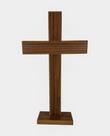 Crucifixo Para Parede ou Mesa de Madeira Jesus Cristo Grande