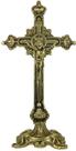 Crucifixo Português de Mesa Artesanal em Latão Reciclado Elegância, Sustentabilidade e Tradição