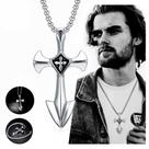 Crucifixo Templário Aço Inox 316l Cirúrgico Cruz Da Fé Cavaleiros Templários + Colar 60cm Crucifixo Templário Aço Inox 316l Cirúrgico Cruz Da Fé Cavaleiros Templários + Colar 60cm