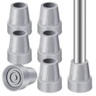 Crutch Tips ANCKNE 7/8 polegadas de borracha pesada, pacote com 6