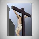 Cruz de Cristo Placa Decorativa Religiosa 30x20 cm Cruz de Cristo Placa Decorativa Religiosa 30x20 cm