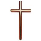 Cruz de madeira ACHIBANG de 10 cm para parede, design minimalista moderno