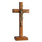 Cruz de parede KUXBET Crucifixo Cruz Católica 27,2 cm Jesus Cristo