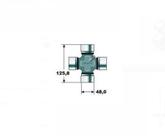 Cruzeta cardan mb 1413/1919/1928/2215/2217/2219/2220/2225/2325