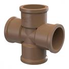Cruzeta Tigre PVC Liso Liso 1.1/2