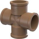 Cruzeta Tigre PVC Liso Liso 3/4