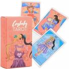 Crybaby Tarot Deck Grande 12x7 Com Bordas Rosa Tarô Chora Bebê Baralho de Cartas de Oráculo