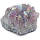 Crystal Geode KALIFANO Angel Aura Ametista Ligado a Titânio