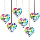 Crystal Heart Prism Suncatcher HDCRYSTALGIFTS 50 mm (6 unidades)