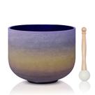 Crystal Singing Bowl CVNC 440Hz 20cm A Note Rainbow Color