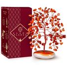 Crystal Tree KARMAPLEDGE Cornalian Feng Shui Decoração