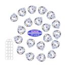Crystaluncatcher HDCRYSTALGIFTS 20 unidades de bola de cristal transparente de 40 mm