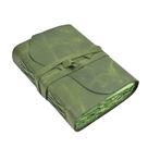 Cuaderno de Cuero Modest Goods Vintage Verde 200 Páginas