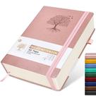 Cuaderno de Diario Ansopu B5 365 Páginas Tapa Dura Rosa