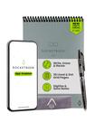 Cuaderno Rocketbook Flip Tamaño Ejecutivo con Bolígrafo y Paño Gris
