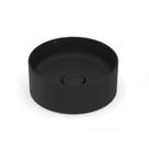 Cuba Apoio 30cm Redonda Roca T1 Terra Matte Black A32787u080
