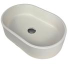 Cuba Apoio Banheiro Oval Lavabo Concreto Sobrepor Grande Pia Concreto