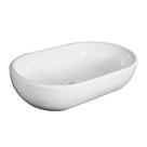 Cuba Apoio Oval Branca 28,5X44,5X11,5Cm Luz