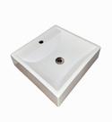 Cuba Banheiro Bromélia, Sobrepor, 40x37cm. Casa Laura Decor Branco