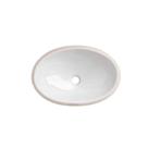 Cuba Branco Embutir Oval Pequena 39x30x13cm Branco - Celite