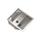 Cuba com Suporte 50X44 Inox - Ghelplus