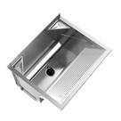 Cuba com Válvula 61X50 Inox Brilhante - De Bacco