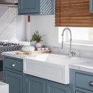 Cuba Cozinha Farm Sink Quadratta 65 Cm Estilo Fazenda Avental