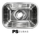 Cuba de Aço Inox Polida para Pia de Cozinha N1 46x30 PS Cubas