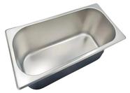 Cuba De Aço Inox Sorvete/gelato/cozinha 36x16,5x12cm 5litros Inox Cuba De Aço Inox Sorvete/gelato/cozinha 36x16,5x12cm 5litros Inox