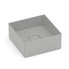 Cuba De Apoio 30x30cm S Mesa Roca T3 Terra Stone A32722n070