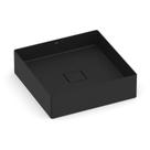 Cuba De Apoio 40x40cm Roca T5 Terra Matte Black A32787y080