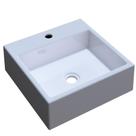 Cuba De Apoio Banheiro Quadrada Q355 35X35Cm C01 Branco