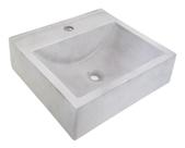 Cuba de Apoio Banheiro Roma Pedra 39x35 Concreto