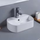 Cuba de Apoio c/ Mesa Salerno Luxo 440x300x130mm Branco Mondialle