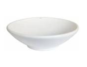 Cuba De Apoio De Louça Branca Rimini Redonda 34cm