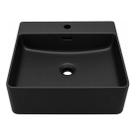 Cuba De Apoio De Louça Preta Black Quadrada 41cm. Cuba De Apoio De Louça Preta Black Quadrada 41cm.