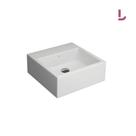 Cuba de Apoio de Mesa para Banheiro Quadrada L73 Branco - Deca