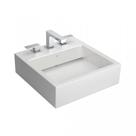 Cuba de Apoio de Mesa para Banheiro Quadrada L86 Branco - Deca