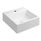 Cuba de Apoio Deca Quadrada Com Mesa 41cm Branco