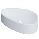 Cuba de Apoio Gota Para Banheiro Lavabo C01 BG43W Branca Matte Fosca - Lyam Cuba de Apoio Gota Para Banheiro Lavabo C01 BG43W Branca Matte Fosca - Lyam