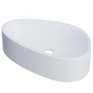 Cuba de Apoio Gota Para Banheiro Lavabo C01 BG43W Branca Matte Fosca - Lyam Cuba de Apoio Gota Para Banheiro Lavabo C01 BG43W Branca Matte Fosca - Lyam