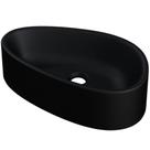 Cuba de Apoio Gota Para Banheiro Lavabo C01 BG43W Preto Matte Fosca - Lyam Cuba de Apoio Gota Para Banheiro Lavabo C01 BG43W Preto Matte Fosca - Lyam