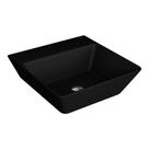 Cuba de Apoio Lavatório Quadrada com Mesa 42X42cm Ébano Fosco - L.270.94