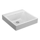 Cuba de Apoio ou Sobrepor Quadrada com Mesa 51X51cm Branco - L.98.17 Cuba de Apoio ou Sobrepor Quadrada com Mesa 51X51cm Branco - L.98.17