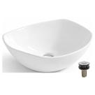 Cuba de Apoio Oval 42x38 Versa Com Válvula Flvx Hidro Inox