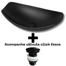Cuba de Apoio Oval Chanfrada Vidro Banheiro Lavabo + Válvula Click Up Cuba de Apoio Oval Chanfrada Vidro Banheiro Lavabo + Válvula Click Up