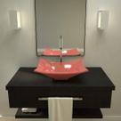 Cuba de Apoio para Banheiro L38 Lux Retangular Folha Compace Cuba de Apoio para Banheiro L38 Lux Retangular Folha Compace