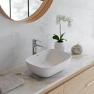 Cuba de Apoio para Banheiro/lavabo Cerâmica Quadrada 46 Cm Manplex