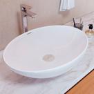 Cuba de Apoio para Banheiro/lavabo Cerâmica Redonda 41 Cm Manplex